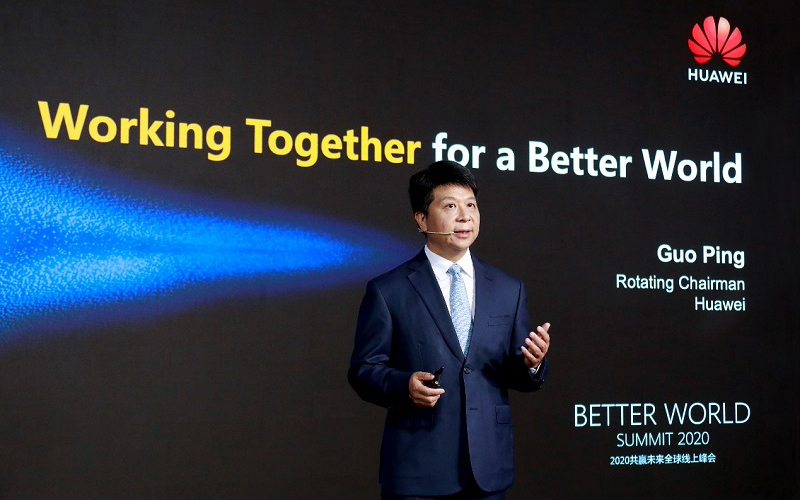 Guo Ping talks about 5G commercial success at the Better World Summit 2020