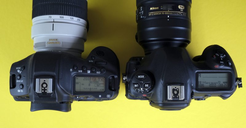 Nikon D6 Canon 1DXIII topp