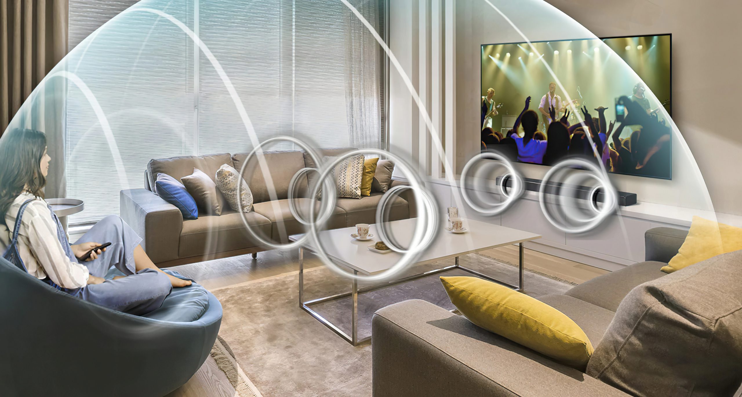 Samsung HW-Q66T surround simulation
