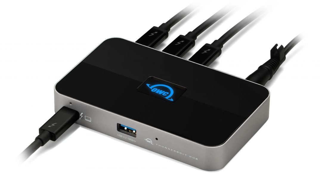 OWC Thunderbolt Hub is a lightning fast Thunderbolt 4 hub