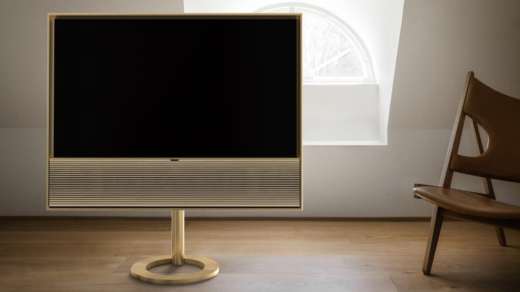 Fisker Klappe Peer Beovision Contour: Compact OLED TV From Bang & Olufsen