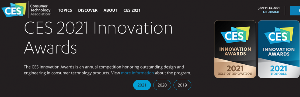 Here are the winners of CES Innovations Awards 2021