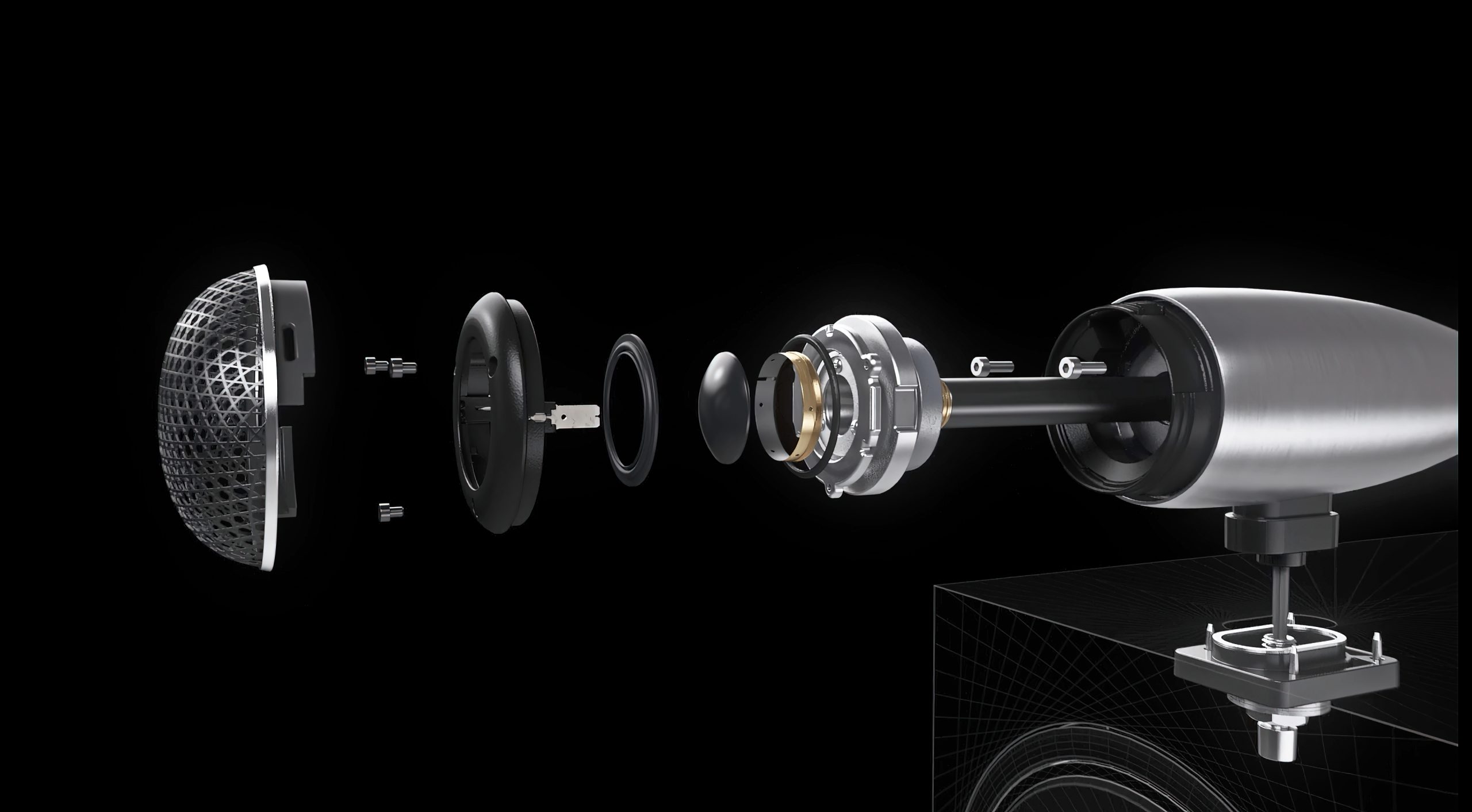 B&W 705 s2 signature tweeter exploded