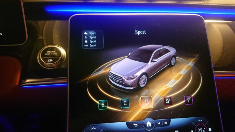 MB S500 Sport mode