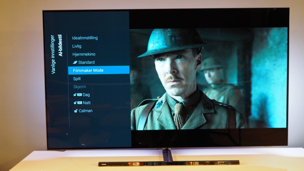 TV Philips Ambilight 55OLED856 55 4K UHD OLED Android TV Gris metá