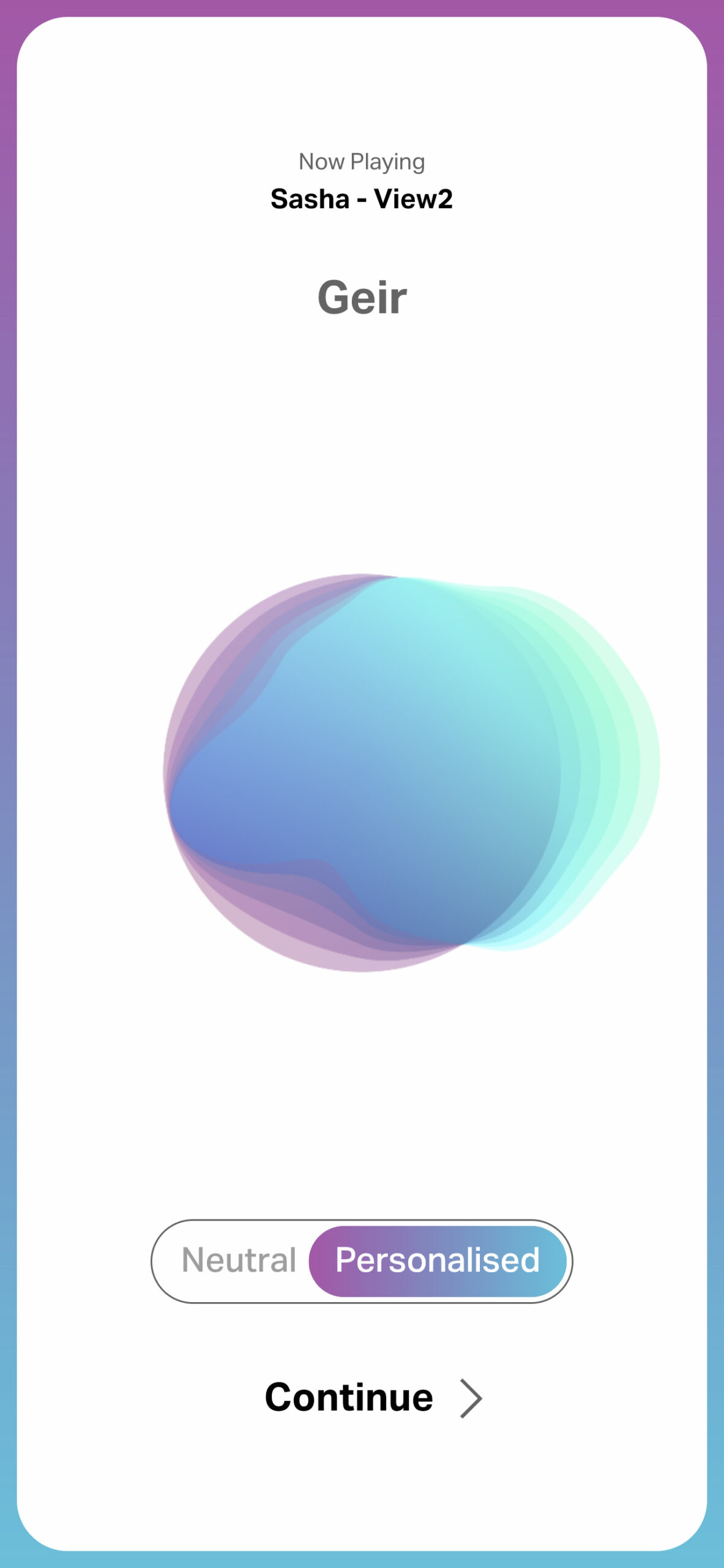 NuraTrue hearing profile