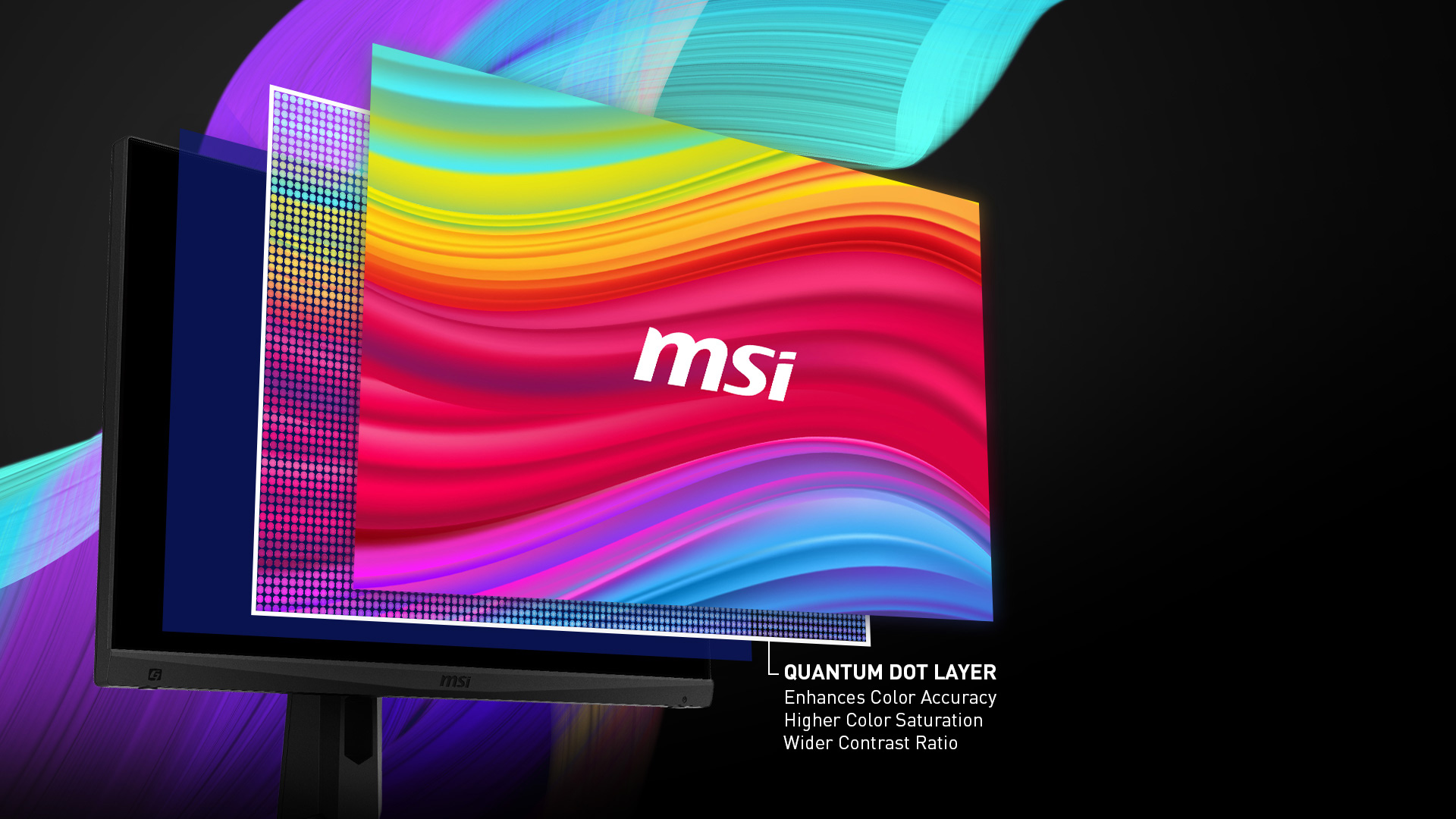 MSI Optix MPG321UR QD Quantum Dot Layer