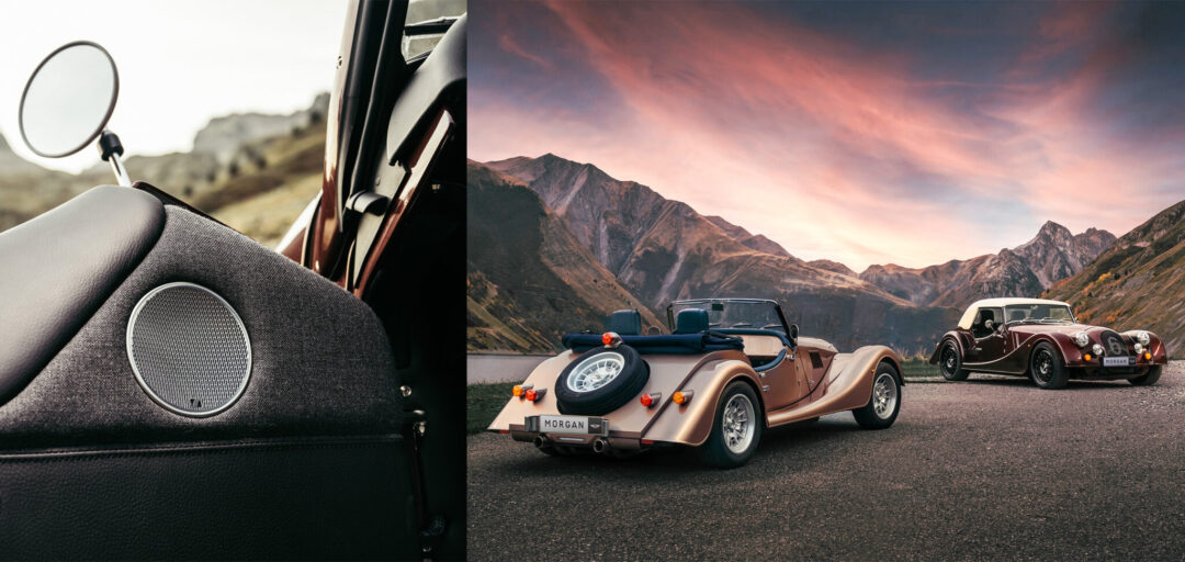 Sennheiser delivers the sound in Morgan’s new classic sports cars