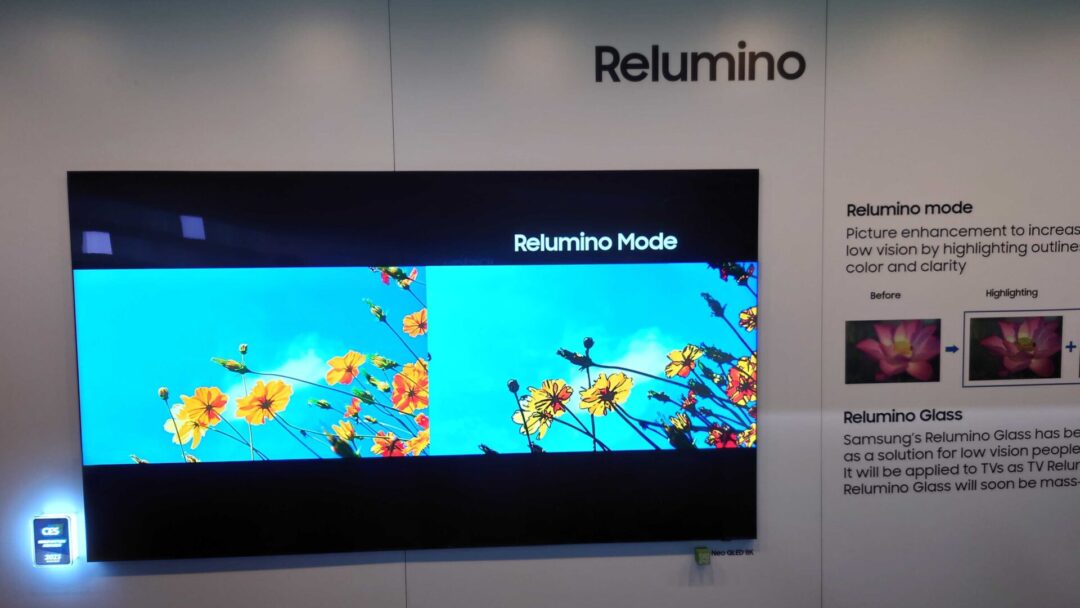 CES 2023: Relumino – Samsung launches TV for the visually impaired