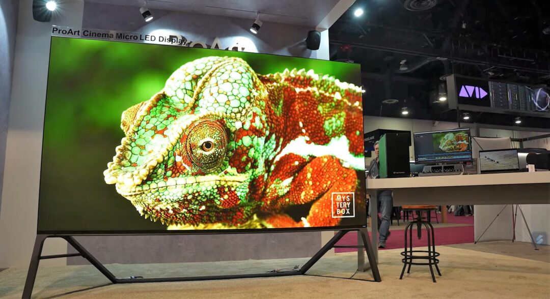 Asus launches a 135 (!) inch MicroLED screen