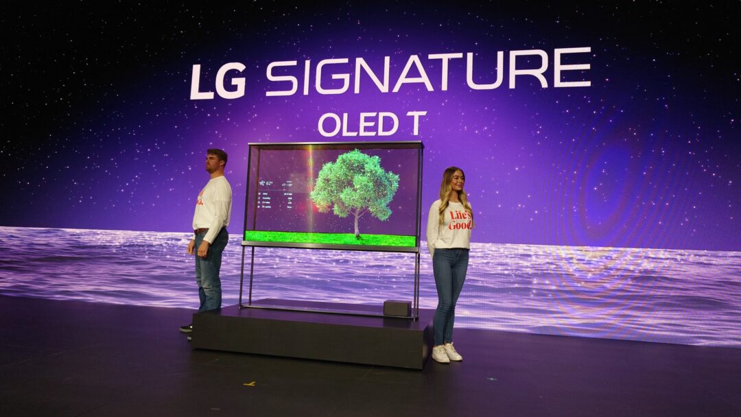 CES 2024: LG OLED T is a wireless and transparent TV