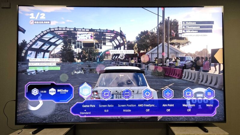 Hisense game menu